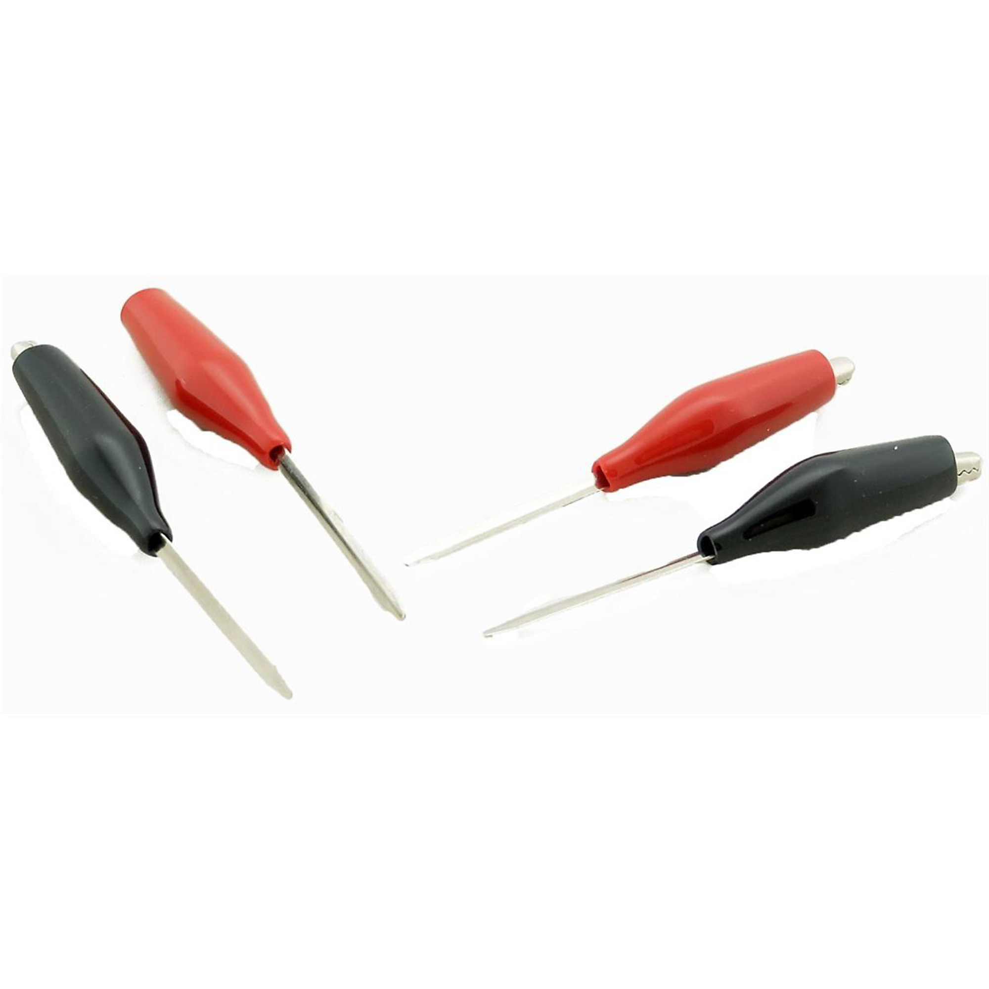 Thexton Back Probe Spoon — 4 Pcs, Red and Black, Model# THX914